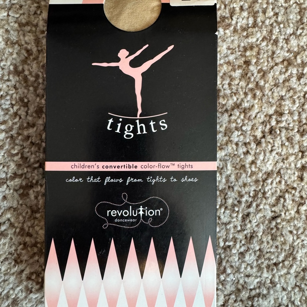 Revolution Children's Convertible Tights - TAN Large child